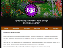 Tablet Screenshot of botanicalblitz.com